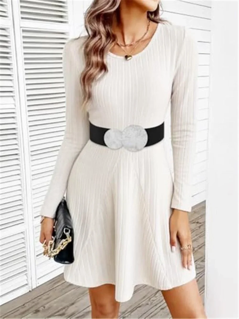 Women's Wide Stretchy Waist Belt Elastic Cinch Belt for Dresses